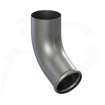 Wylewka rury spustowej stalowa ⌀ 90 firmy KROP kolor antracyt metaliczny